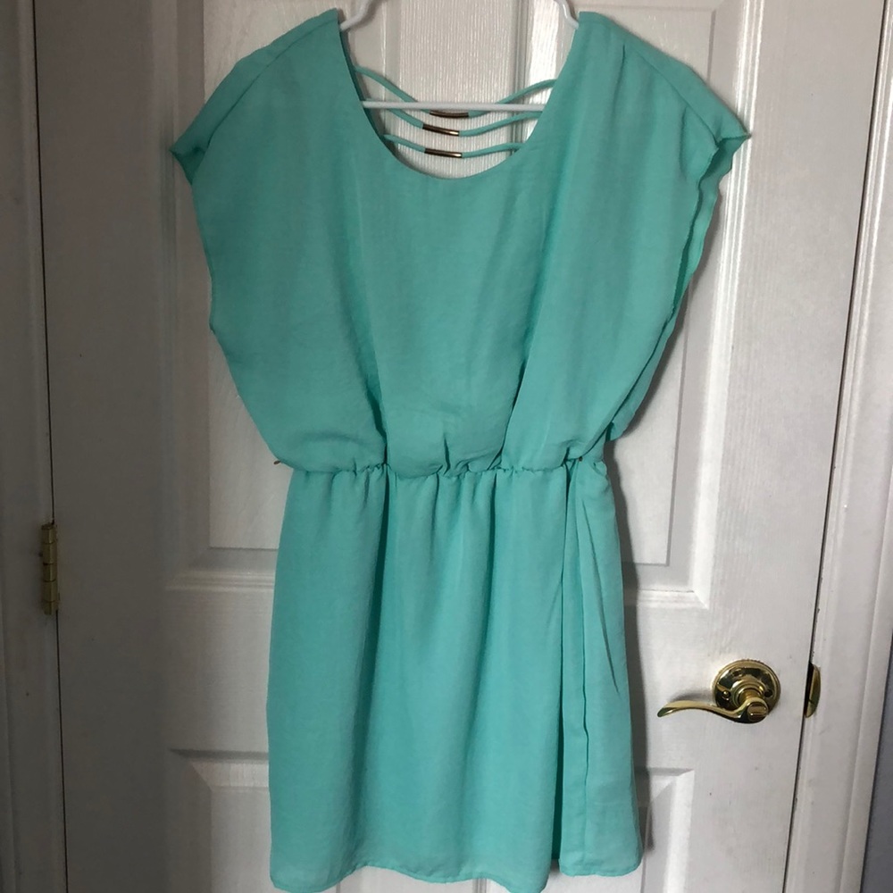 Aqua dress